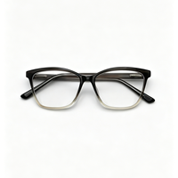 Montures de lunettes PC ultralégères YX-2208 tendance pour femmes et hommes, style œil de chat, pour verres de prescription dégradés