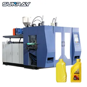 Mesin cetak tiup produksi jerry plastik 5l untuk mesin pembuat jerrycan botol oli motor 1l untuk mesin kaleng plastik