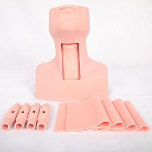 KyrenMed Cricotiroidotomía y traqueotomía Modelo de entrenamiento de intubación Simulador de cuidado de traqueotomía Cuerpo <span class=keywords><strong>humano</strong></span> - Product Image 1