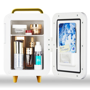 Mini refrigerador de alta calidad 8L nevera portátil para coche bebida cosmética refrigeración 12V refrigerador portátil - Product Image 3