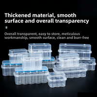 Boîtes en plastique PP transparentes en gros pour le stockage de flacons de vaccin 10ml 7ml 5ml 3ml, étui porte-flacons pour l'emballage de peptides, épaisse