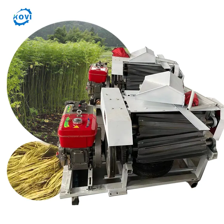 ethonal hemp extraction machine hemp fiber automatic decorticator flax fiber extracting machine