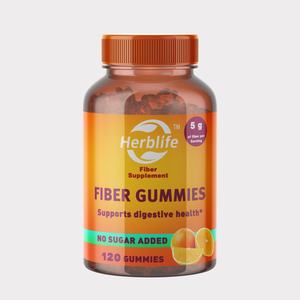 Vente chaude OEM - Personnalisable - Gummies à base de fibres pour adultes, sans sucre ajouté, saveur orange, mélange de compléments alimentaires à base de fibres - Product Image 1