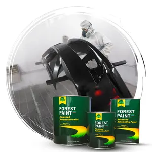 FOREST glossy Car clearcoat clear coat good cover auto refinish 2k autobody black paint clearcoat