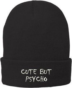 Dofine Bonnet brodé avec logo personnalisé 48-50cm, 100% Acrylique, Unisexe, Hiver, Style Décontracté, Design <span class=keywords><strong>Psycho</strong></span>, pour Magasin de Vêtements et Mode - Product Image 3