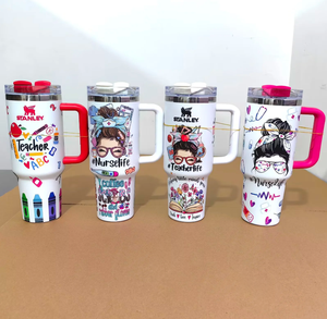 Tasses isothermes personnalisées pour infirmières, 4 couleurs, 40 oz, cadeau pour infirmières, gobelets de voyage pour femmes - Product Image 1