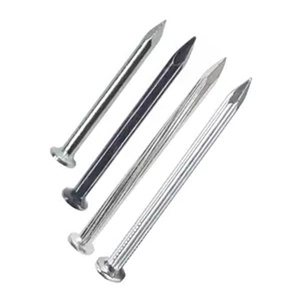 Clavo <span class=keywords><strong>de</strong></span> cemento negro galvanizado <span class=keywords><strong>de</strong></span> buena calidad 45-50 HRC Harden Zinc Plating Clavos <span class=keywords><strong>de</strong></span> hormigón - Product Image 1