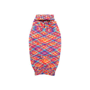 सर्दियों की अंतरिक्ष-डैटेड इंद्रधनुष पतला स्वेटर कुत्तों और बिल्लियों के लिए गर्म और अच्छी दिखने वाली क्लासिक शैली - Product Image 3