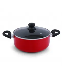 Durable Cookware Aluminium Nonstick Coating Casserole With Double Ears