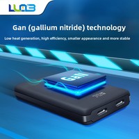 Nouveau chargeur USB Type C double port ultra fin de type AU US EU 65W67W70W GaN à charge rapide avec logo personnalisé