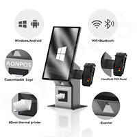 Kiosque Aonpos écran tactile extérieur OEM ODM libre-service Kiosque de paiement en espèces Machine