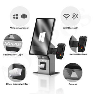 Kiosque Aonpos écran tactile extérieur OEM ODM libre-<span class=keywords><strong>service</strong></span> Kiosque de paiement en espèces Machine - Product Image 5