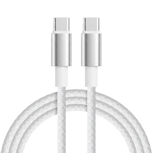 Nuevo Cable de Carga Rápida Tipo-C a Tipo-C de 60W con Trenzado y Cubierta de Nailon con Blindaje de Lámina para <span class=keywords><strong>iPhone</strong></span> y Carga Rápida PD de 1m - Product Image 3