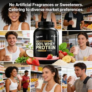 OEM/ODM Nutrição Esportiva Gold Standard 100% Whey <span class=keywords><strong>Protein</strong></span> em Pó, Suporte de Alta Proteína para Saúde Muscular e Recuperação Muscular com BCAA - Product Image 5