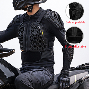 Vêtements de <span class=keywords><strong>protection</strong></span> pour moto avec logo personnalisé, anti-chute, en polyester, pour la route et le tout-terrain, veste de <span class=keywords><strong>protection</strong></span> de la poitrine, utilisation toute saison - Product Image 2