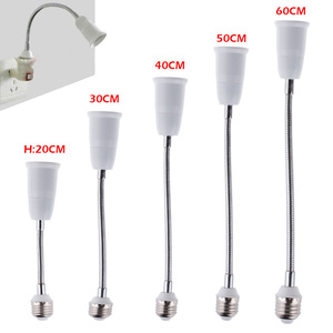 20cm 30cm 40cm 50cm 60cm flexible <span class=keywords><strong>E27</strong></span> a <span class=keywords><strong>E27</strong></span> bombilla <span class=keywords><strong>LED</strong></span> extensión portalámparas enchufe de luz 110V-220V convertidor de portalámparas <span class=keywords><strong>LED</strong></span> - Product Image 4