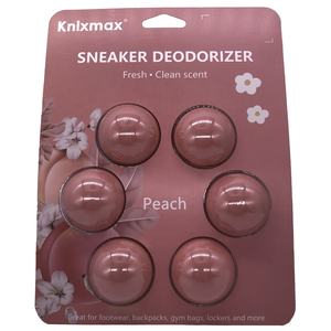 Balles de baskets personnalisées pour chaussures, sacs de sport, désodorisant de casier, matrice 3 paires - Product Image 1