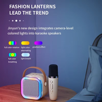 K12 Mini haut-parleur portable Microphone Haut-parleur karaoké Amplificateur stéréo 3D Haut-parleur