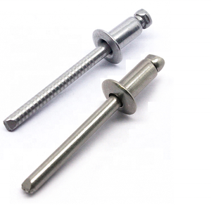 Rivets aveugles brillants (non revêtus) en acier inoxydable et aluminium à extrémité ouverte Tête de dôme <span class=keywords><strong>DIN</strong></span> <span class=keywords><strong>7337</strong></span> directe d'usine multifonction - Product Image 1