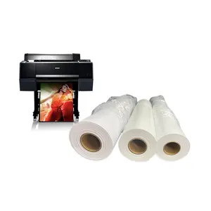 Werksgroßhandelspreis 240 gsmcrc glänzend matt satin-luxus gewebtes fotopapier wasserfest 5760 dpi für tintenstrahldruck papierrollen