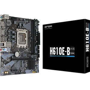เมนบอร์ดคอมพิวเตอร์ตั้งโต๊ะรุ่นใหม่ H610E-B/w DDR4 รองรับช่องสัญญาณคู่ LGA1700 ARGB Shengguang Synchronization สำหรับซีพียูรุ่นที่ 12/13/14 - Product Image 1