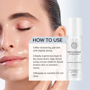Oem Korean Natural Birch Sap Toner Rosto Produtos de cuidados com a pele sensível Acalma Hidratante Reparação Vermelhidão Toner Facial - Product Image 6