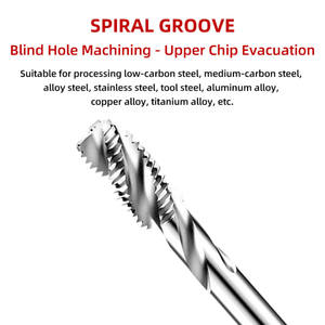 لقمة حفر حلزونية M2 HSS ST مخصصة من المصنع لآلة قطع البراغي - Product Image 4