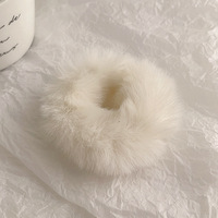 Nouveau Chouchou en Peluche Grande Taille Tendance 2024, Couleurs Dopamine Coréennes, pour Filles Mignonnes, Accessoire Cheveux Automne-Hiver
