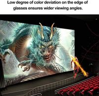 Lunettes 3D polarisées tendance pour cinéma RealD, matériel VR stéréoscopique, taille adulte noire avec écran virtuel de 50 à 80 pouces