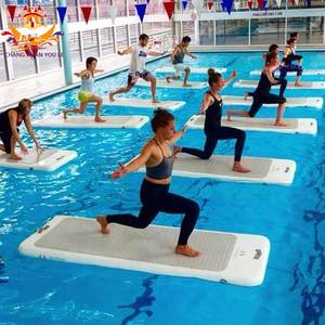 Plateforme de yoga <span class=keywords><strong>aquatique</strong></span> gonflable personnalisée en DWF/PVC pour l'entraînement sportif <span class=keywords><strong>aquatique</strong></span>, capacité 100-500 kg, garantie 2 ans - Product Image 4