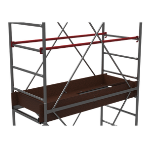 GRIM Lot de 2 poteaux d'échafaudage Outil de tournage essentiel pour les projets de construction - Product Image 1