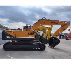 Excavadora hidráulica de orugas Hyundai 225 usada Japón Original 21 toneladas a la venta Mini excavadora de ruedas 210w-9 305 220 - Product Image 1