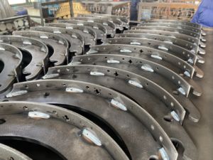 Ganasce Freno 4515G per Camion Americani, Serie Q Bendix, 16 1/2\"X7\", Rivestimento Freno in Acciaio, <span class=keywords><strong>Zapata</strong></span> De Freno - Product Image 6