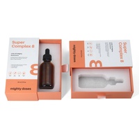 Boîte magnétique en carton noir personnalisée pour testeur, emballage épais pour huile attar, boîte d'échantillon de parfum pour flacon roll-on de 3 ml, 6 ml, 12 ml