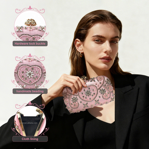 OC3811 Bolsos de Mano Elegantes Hechos a Mano en China, Bolsos de Noche con Cuentas para Club y Salidas Nocturnas - Product Image 3