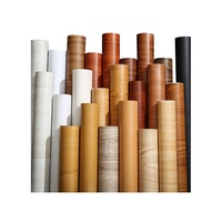 Film PVC pour panneaux muraux, imperméable, à transfert thermique, décoratif, pour usage intérieur, texture haute définition, film thermoformable HL-1260, bois