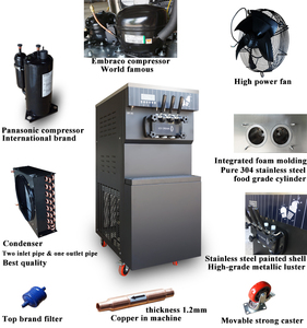 Machine à crème glacée automatique <span class=keywords><strong>KFC</strong></span>, trois saveurs - Product Image 6