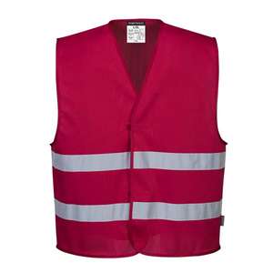 PORTWEST - F374RERL/XL Meshair Iona chaleco rojo-EAN 5036108317073 CHAQUETAS DE TRABAJO CHAQUETAS DE VERANO SOFTSHELL - Product Image 1