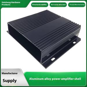 Amplificateur de puissance automobile portable avec boîtier en alliage d'aluminium, niveau de protection IP54, châssis de serveur en panneau d'aluminium - Product Image 2