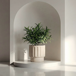 Jardinière suspendue moderne en céramique blanche pour boutiques <span class=keywords><strong>de</strong></span> cadeaux - Product Image 4