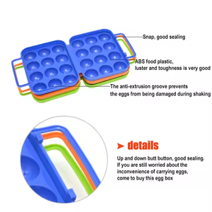 Super Lightweight Outdoor <b>Egg</b> <b>Storage</b> Box 12-Piece Portable Plastic <b>Egg</b> Protector Shock-Proof and New Condition - Product Image 5