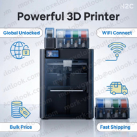 Printer 3D Format Besar Bamboo H2C Combo Versi Internasional, Terlaris, Hemat Energi, Cetak Senyap