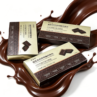 Chocolat prébiotique à haute teneur en fibres alimentaires, marque privée OEM, pour la santé intestinale, favorise la digestion
