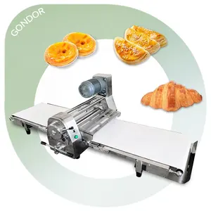 Tự Động Của Nhãn Hiệu Bảng Top Băng Tải Vành Đai Mini Pastry Croissant Làm Cho Máy Cán Bột Để Sử Dụng Nhà