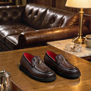 CACATUA 96549 <span class=keywords><strong>Mocasines</strong></span> de Lujo con Patrón Repujado para Hombre, Zapatos Casuales de Vestir con Construcción Goodyear - Product Image 6