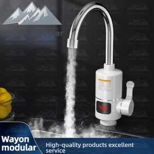 Wayon nhà điện vòi nước nóng với màn hình hiển thị kỹ thuật số và chức năng sưởi ấm nhanh chóng cho ngay lập tức cung cấp nước nóng - Product Image 3