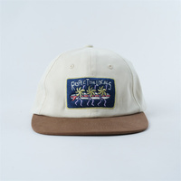 Casquette de baseball vintage en coton non structuré, style rétro, avec patch brodé « Respect the Locals », couleurs contrastées, chapeau de soleil pour hommes et femmes