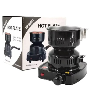 Mini-réchaud électrique portable pas cher pour charbon de bois, allume-charbon pour chicha, four à charbon métallique, mini-<span class=keywords><strong>plaque</strong></span> chauffante pour grillades - Product Image 1