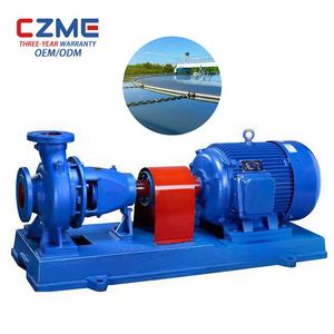 Pompe centrifuge horizontale à aspiration axiale CZME, résistante à l'usure, électrique, pour le traitement et le drainage de l'eau municipale - Product Image 1