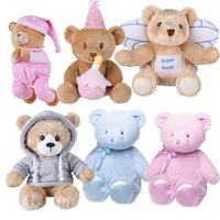 Ours en peluche personnalisable, jouet en peluche doux, différents modèles, unisexe, 11-30 cm de haut, rembourrage en coton PP, fabricant de peluches OEM
